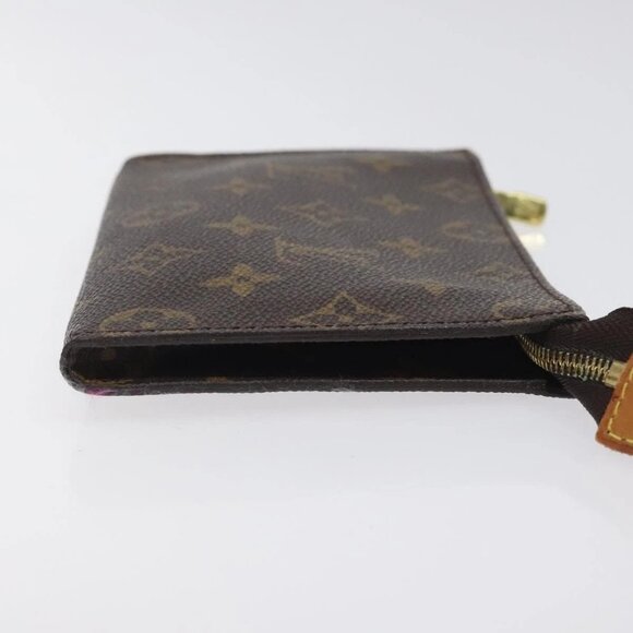 LOUIS VUITTON Monogram Bucket PM Accessory Pouch LV Auth 131680 - Picture 3 of 16
